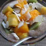 Banana Coconut Chia Seed Pudding Recipe Photo