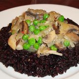 Spring Wild Mushroom & Pea Ragout Recipe Photo