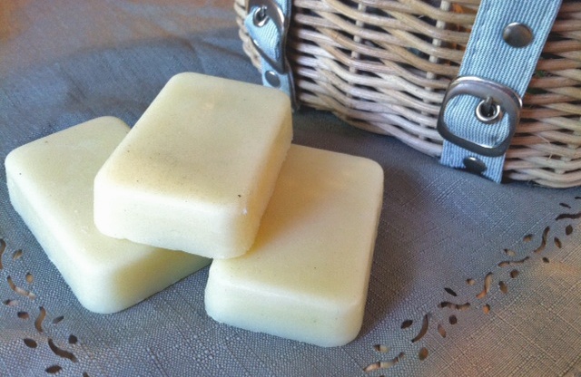photo of coconut oil lotion bars