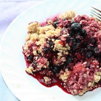 Oatmeal Berry Crumble Recipe Photo