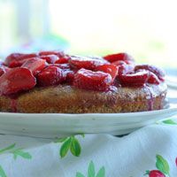 Strawberry Almond Cake Recipe Photo
