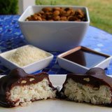 Chocolate Almond Coconut Bites Recipe Photo