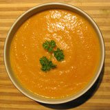 Curry Cream of Carrot Soup Recipe Photo